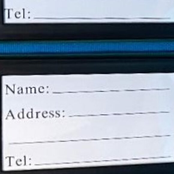 GINGKO FLOWERS SET OF 2 EASY TO SEE UNIQUE LUGGAGE / BAG TAGS TRAVEL / TRAVELING - Picture 9 of 10